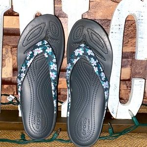 Croc flip flops